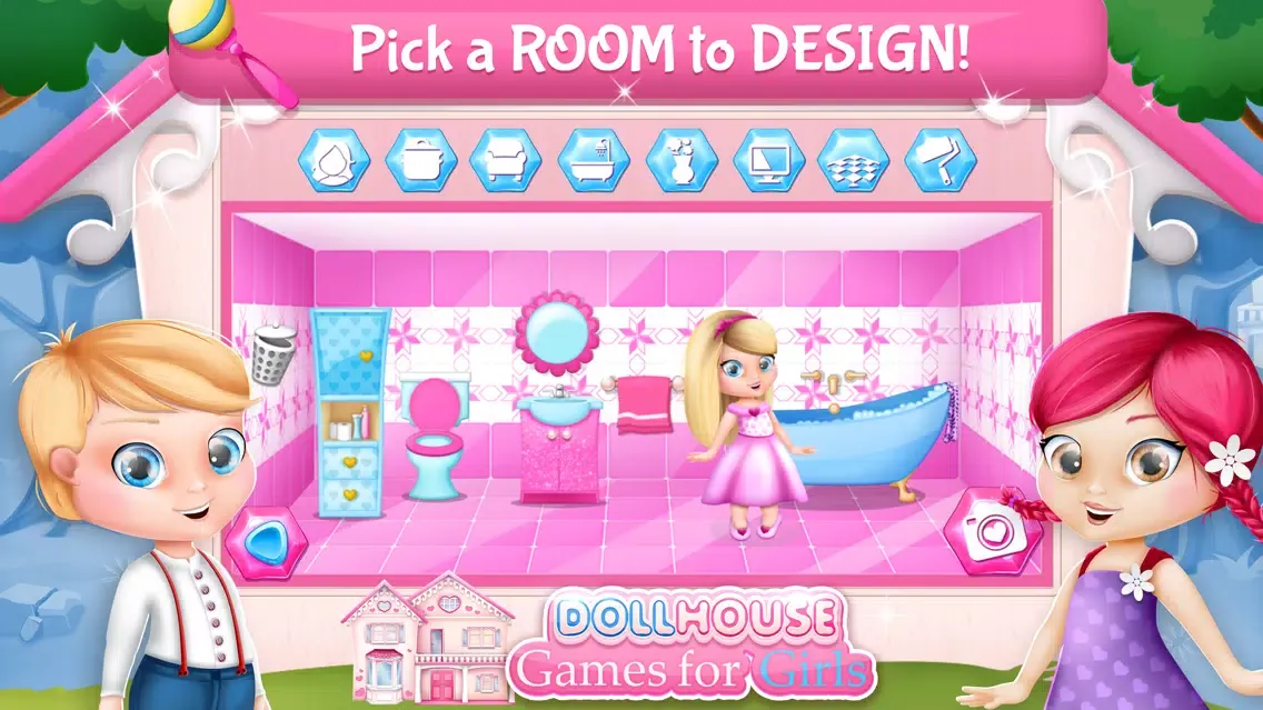 Captures d'écran de Dollhouse Games Decoration