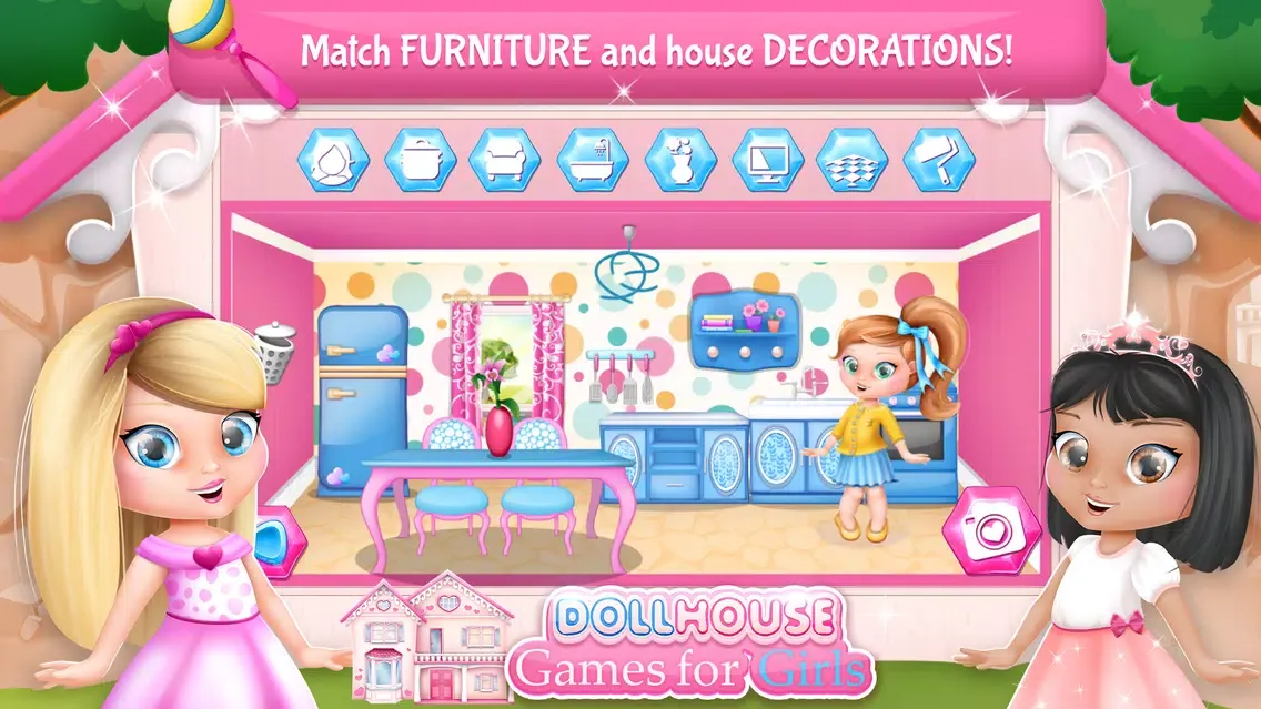 Captures d'écran de Dollhouse Games Decoration