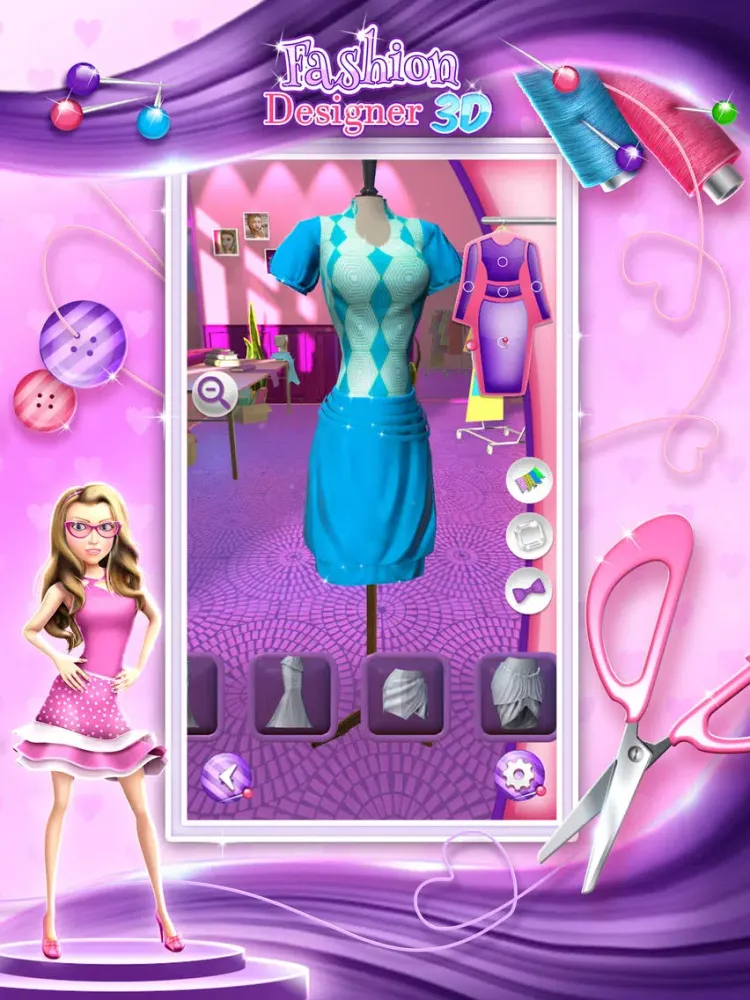 Capturas de pantalla de Fashion Designer & Tailor Game iPad 