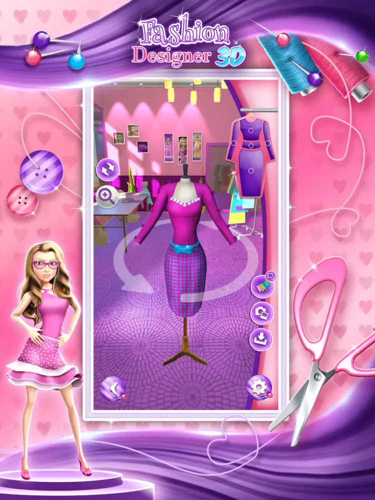 Capturas de pantalla de Fashion Designer & Tailor Game iPad 