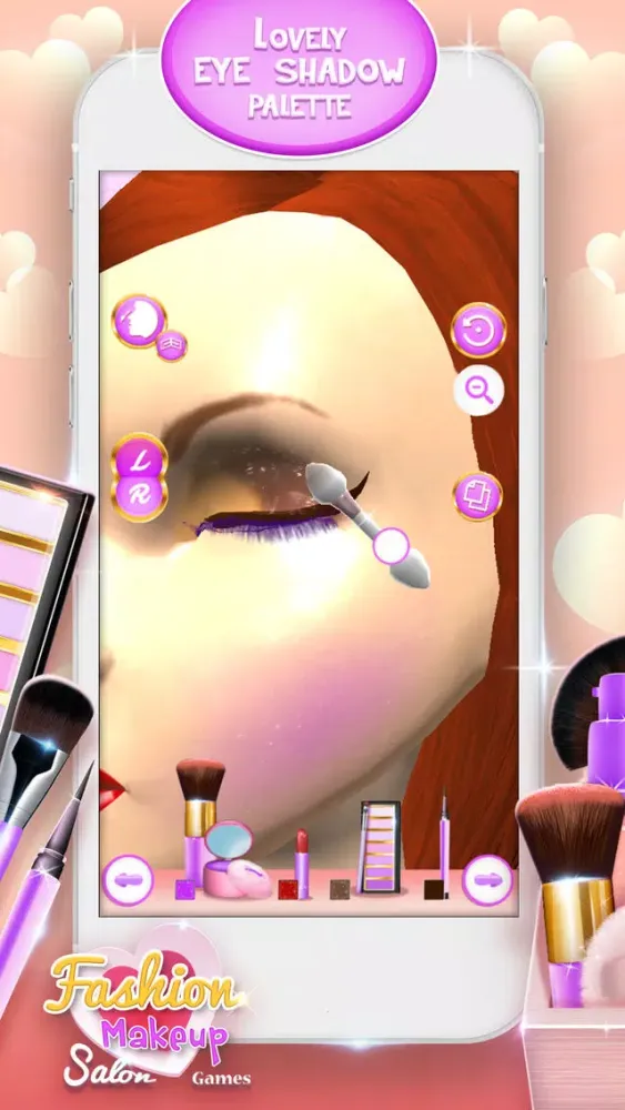 Screenshot di Fashion Makeup Salon Games 3D: Celebrity Makeover and Beauty Studio Game