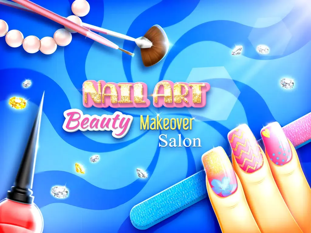 Capturas de pantalla de Nail Art Beauty Makeover Salon: Fashion Manicure Designs and Decoration Ideas for Girls iPad 