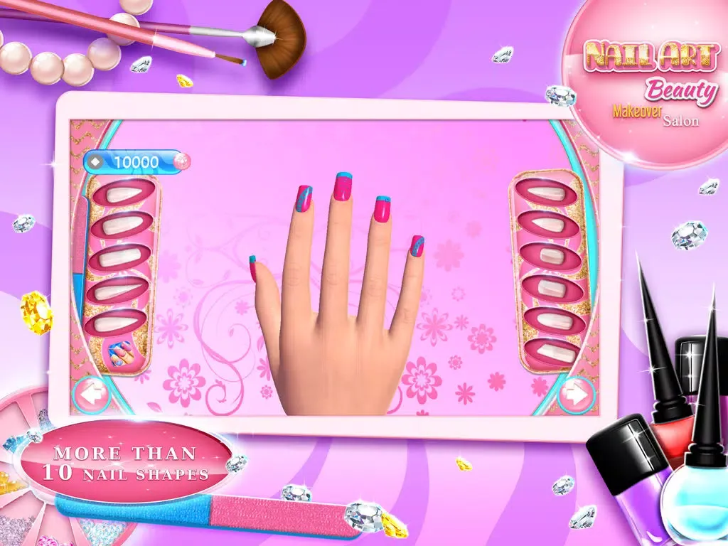 Capturas de pantalla de Nail Art Beauty Makeover Salon: Fashion Manicure Designs and Decoration Ideas for Girls iPad 