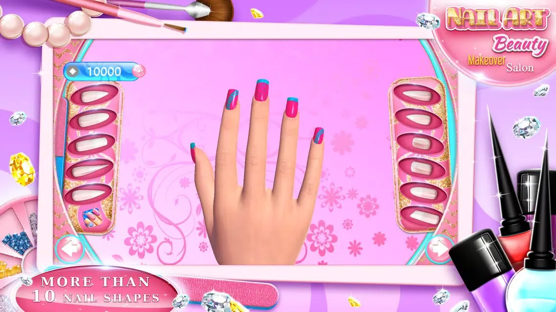 Capturas de pantalla de Nail Art Beauty Makeover Salon: Fashion Manicure Designs and Decoration Ideas for Girls