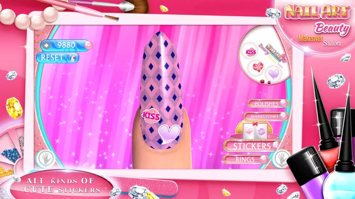 Capturas de pantalla de Nail Art Beauty Makeover Salon: Fashion Manicure Designs and Decoration Ideas for Girls
