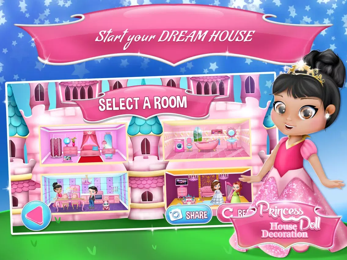 Capturas de pantalla de Princess Doll House Decoration: Amazing Dollhouses iPad 