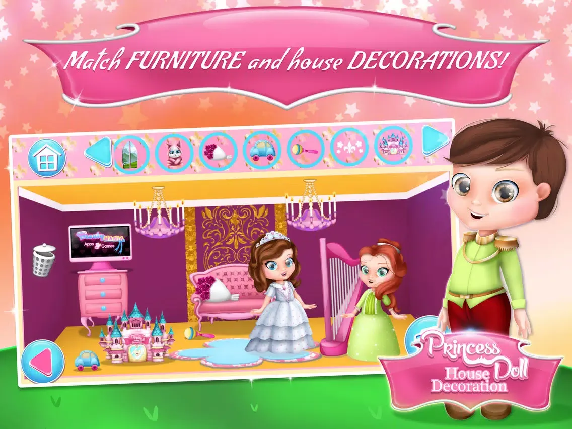 Capturas de pantalla de Princess Doll House Decoration: Amazing Dollhouses iPad 