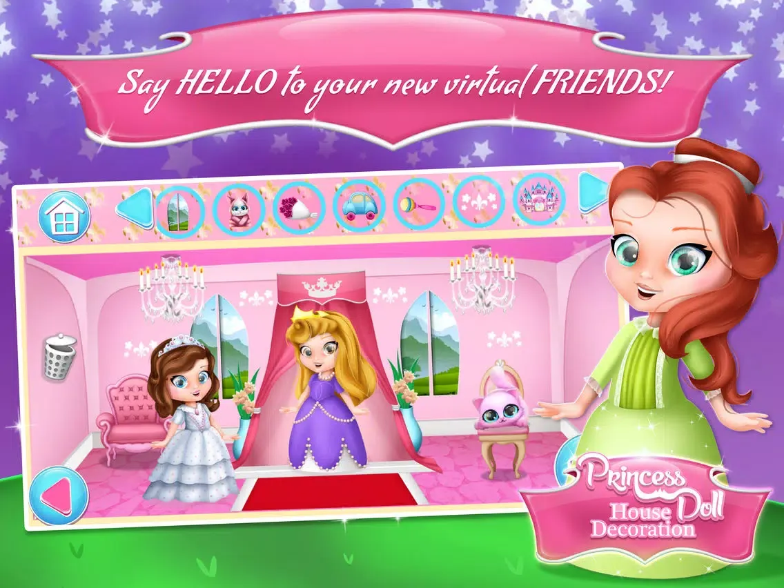 Capturas de pantalla de Princess Doll House Decoration: Amazing Dollhouses iPad 