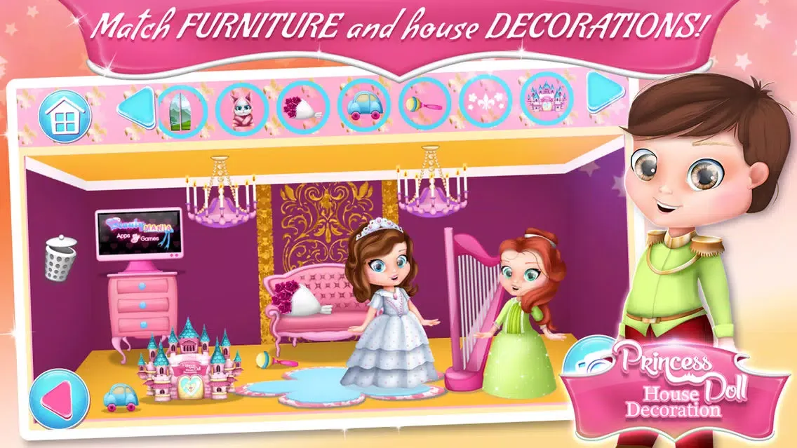 Capturas de pantalla de Princess Doll House Decoration: Amazing Dollhouses