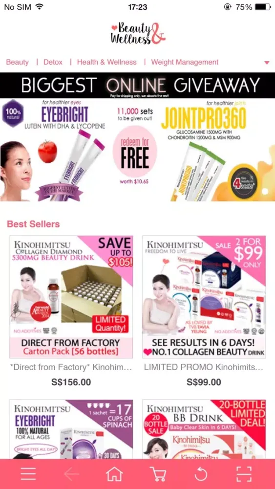 Captures d'écran de BeautynWellness