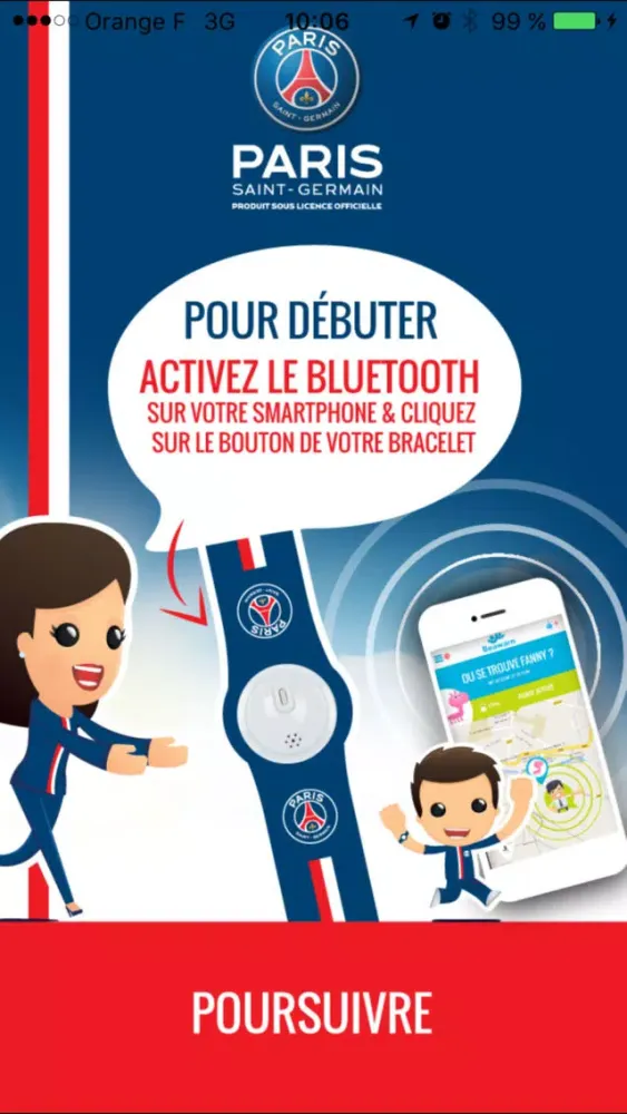 Capturas de tela do Beawarn for PSG
