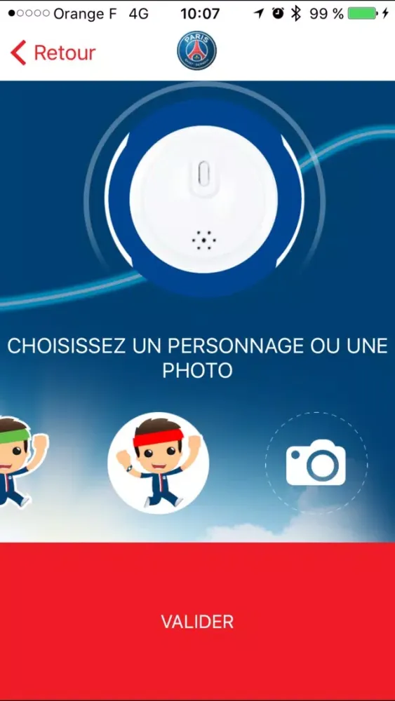 Capturas de tela do Beawarn for PSG