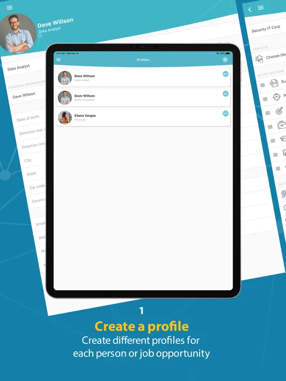 CV | Curriculum vitae iPad  स्क्रीनशॉट