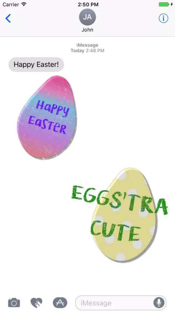 Capturas de pantalla de Easter Egg Stickers!