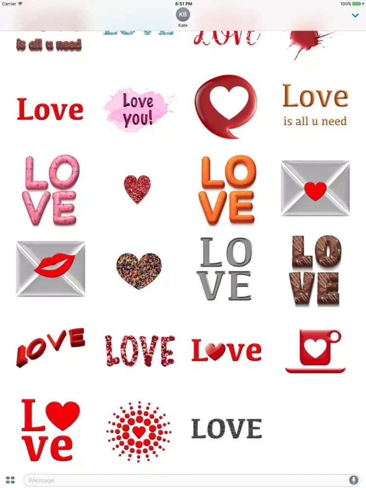 I'm in Love iPad  Screenshots