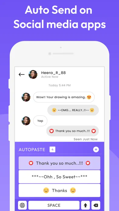 AutoPaste Keyboard - Paste スクリーンショット