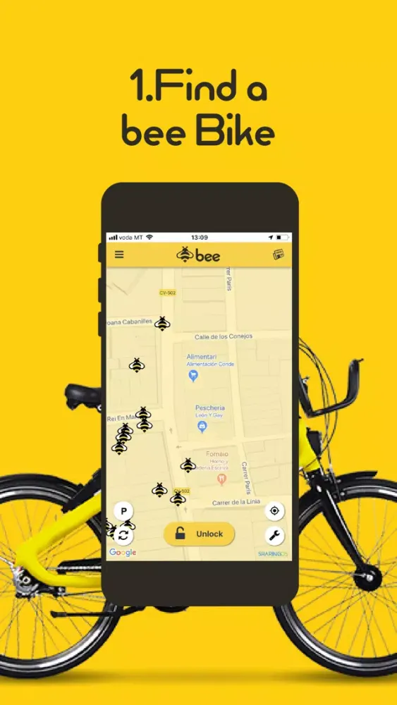 bee - Smart bike sharing應用截圖