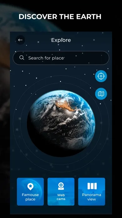 Globe Earth 3D - Live Map 스크린샷