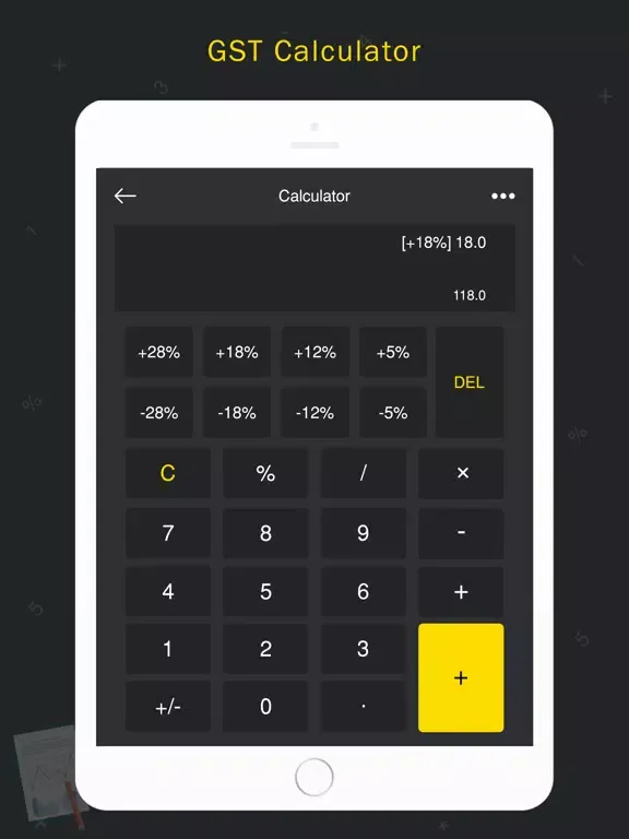 Capturas de tela do GST Calculator & Rate Finder iPad 