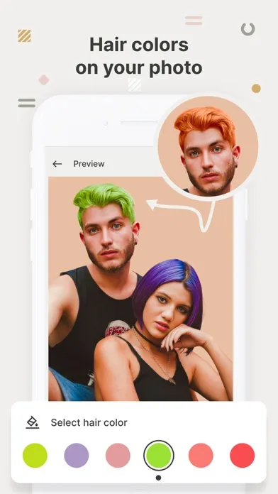 Hair Style & Colour Changer Screenshots