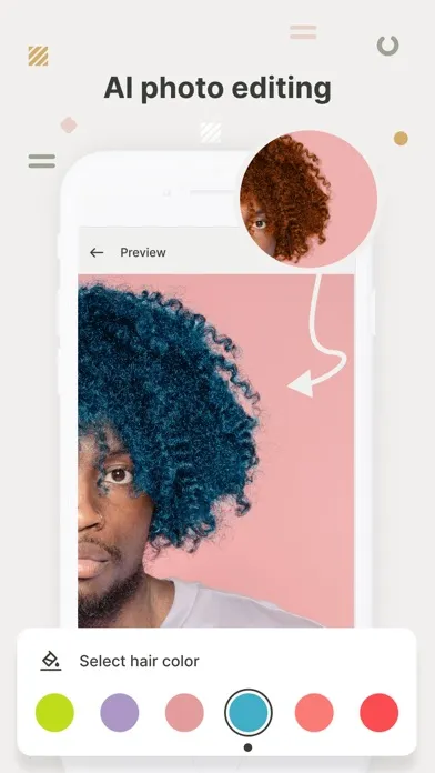 Hair Style & Colour Changer Screenshots