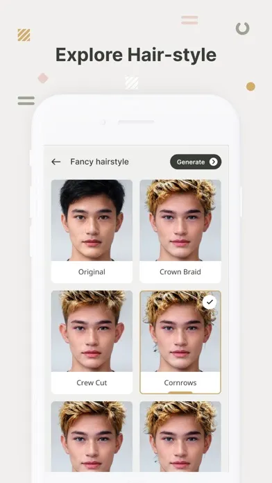 Hair Style & Colour Changer Screenshots
