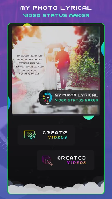 ภาพหน้าจอของ My Photo Video Status Maker