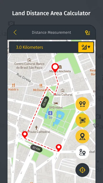 Land Distance Area Calculator應用截圖