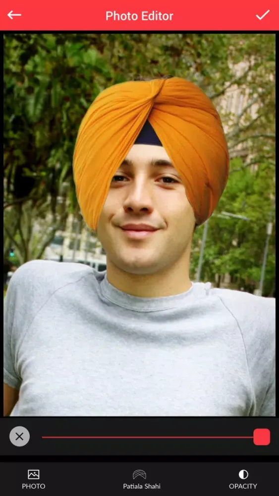 ภาพหน้าจอของ Patiala Shahi Photo Editor -Patiala Shahi Sticker