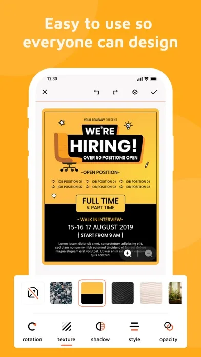 Digital Ads & Poster Maker Screenshots