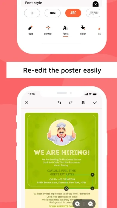 Digital Ads & Poster Maker Screenshots