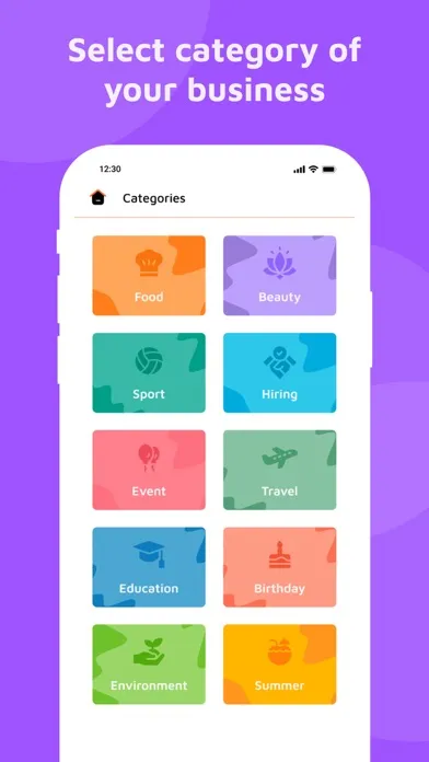 Digital Ads & Poster Maker Screenshots