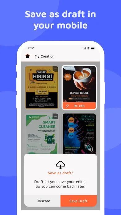 Digital Ads & Poster Maker Screenshots