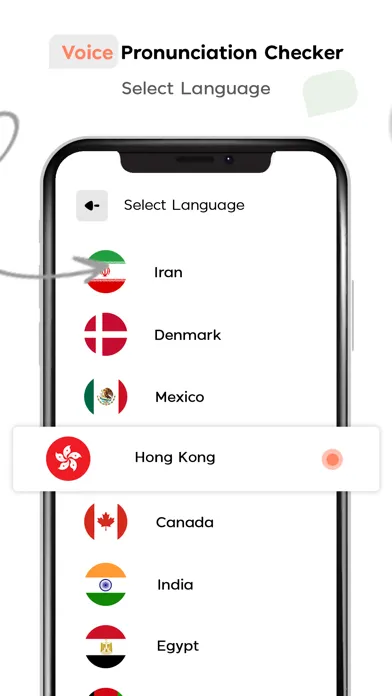 Tangkapan layar Voice Pronunciation Checker