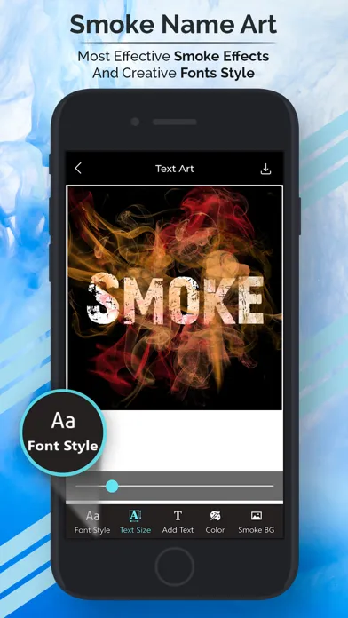Smoke Effect Name Art স্ক্রিনশট