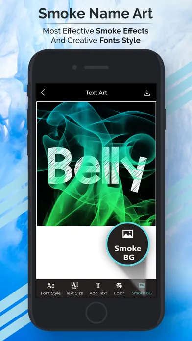 Smoke Effect Name Art স্ক্রিনশট