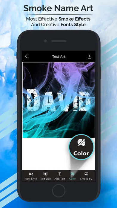 Smoke Effect Name Art স্ক্রিনশট