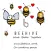 Beehive Coworkers Stickers