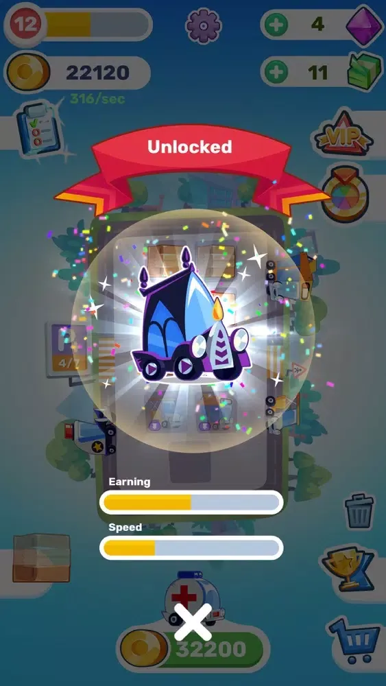 Capturas de pantalla de Merge & Beep: Tycoon clicker