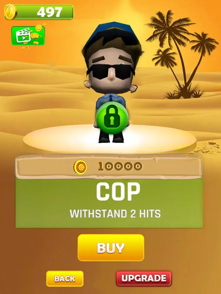 Screenshot di Chase Fun Run Desert Surfer iPad 