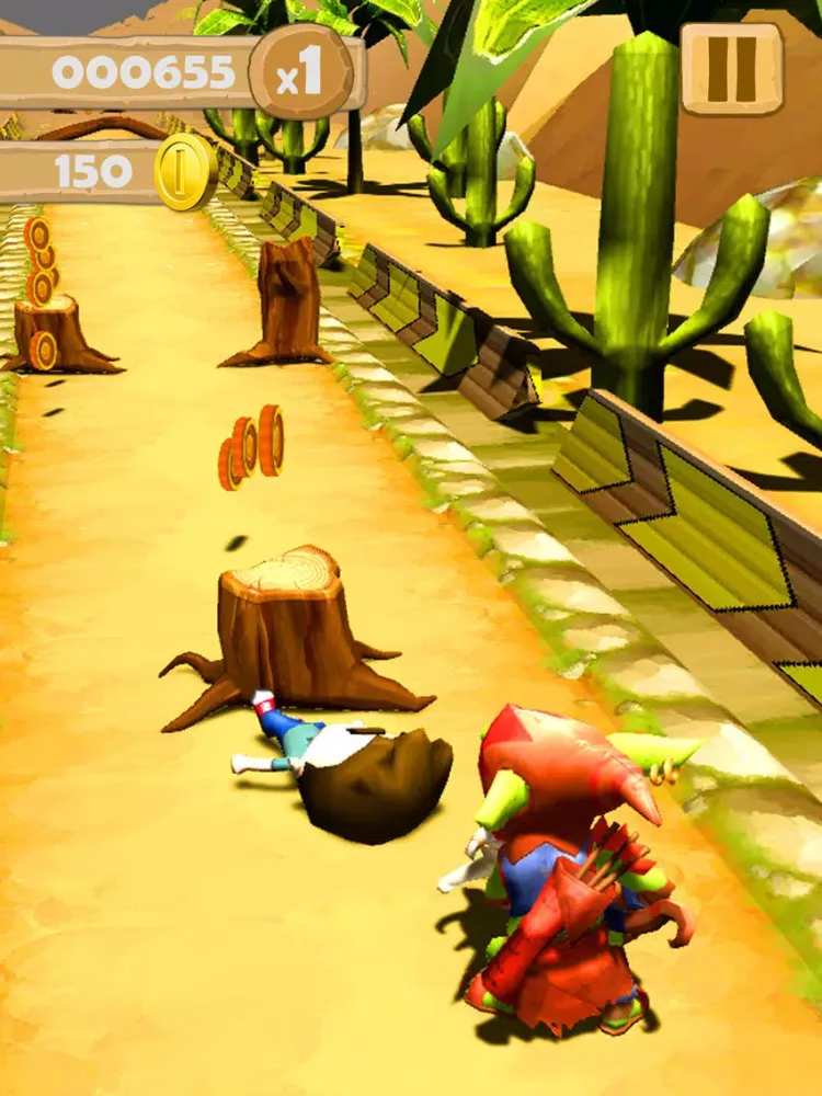 Screenshot di Chase Fun Run Desert Surfer iPad 