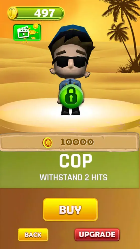 Screenshot di Chase Fun Run Desert Surfer