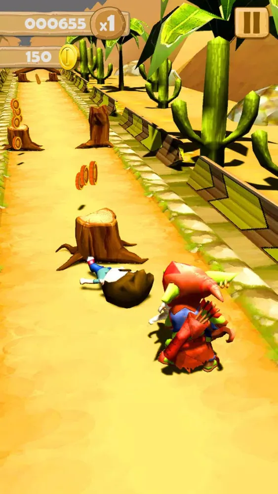 Screenshot di Chase Fun Run Desert Surfer