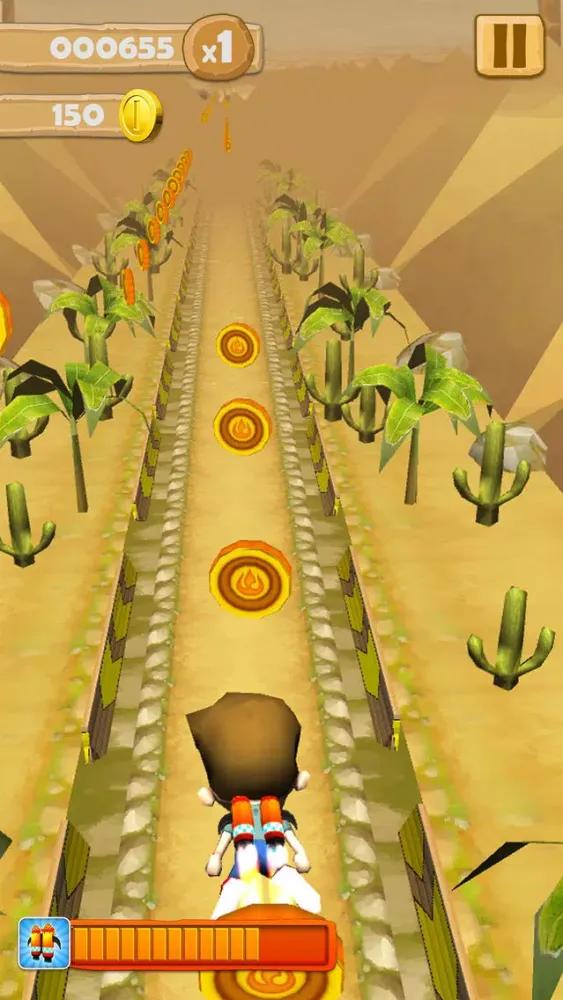 Screenshot di Chase Fun Run Desert Surfer