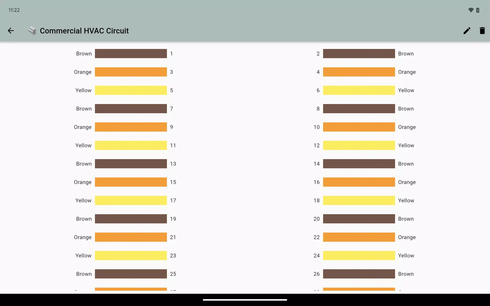 Circuit Wiring Colors Screenshots