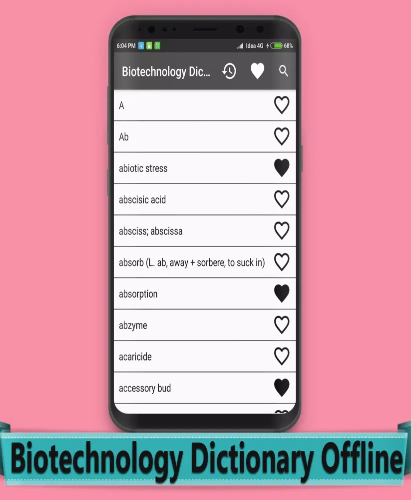 Biotechnology Dictionary Offline Screenshots