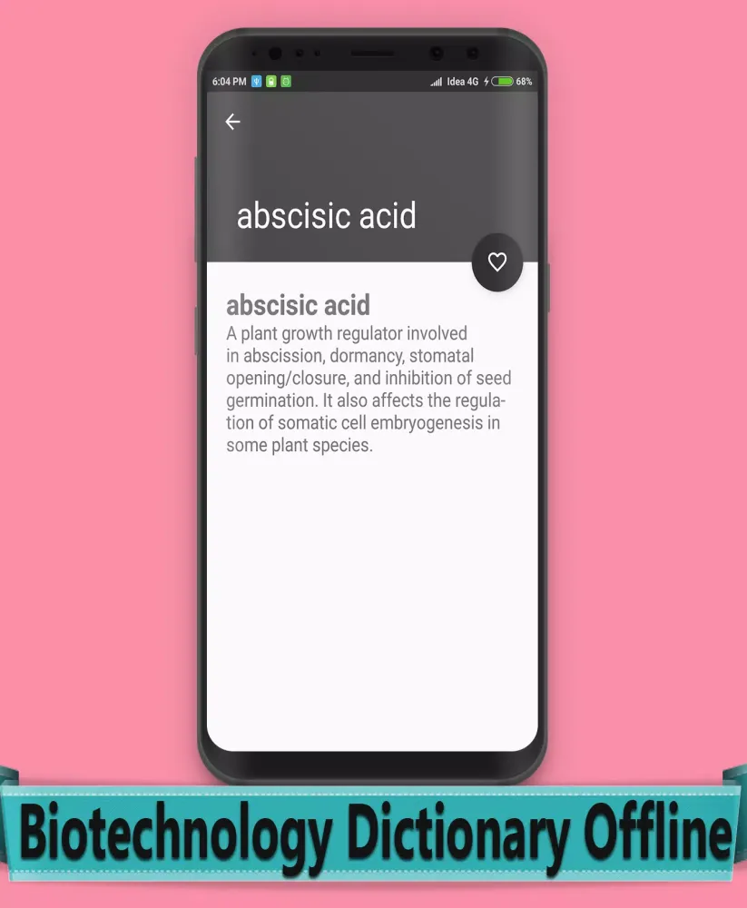 Biotechnology Dictionary Offline Screenshots