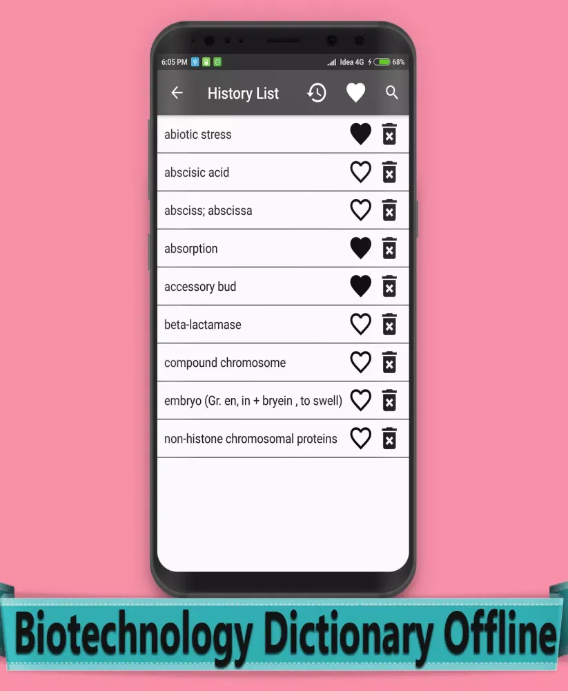 Biotechnology Dictionary Offline Screenshots