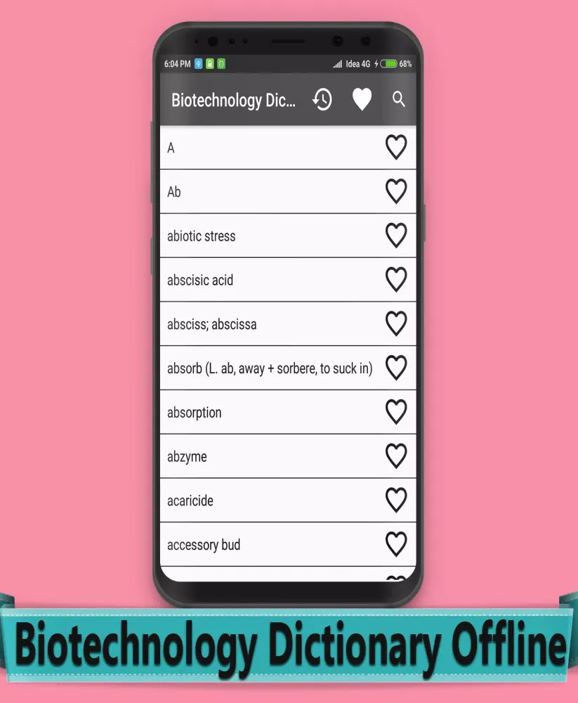 Biotechnology Dictionary Offline Screenshots