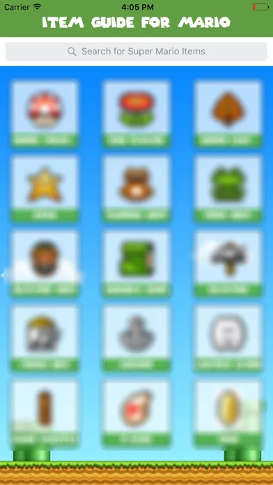 Captures d'écran de Item Guide for Super Mario